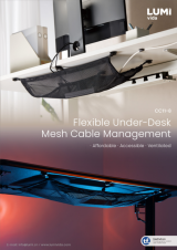CC11-8 Flexible Under-Desk Mesh Cable Management 