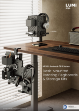 HPS06 Series ＆ GPB Series-Desk-Mounted Rotating Pegboards ＆ Storage Kits