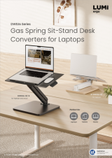 DWS36 Series-Gas Spring Sit-Stand Desk Converters for Laptops