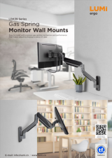 LDA39 Series-Gas Spring Monitor Wall Mounts