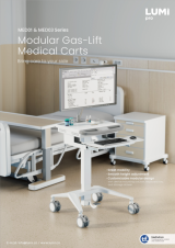 MED01 & MED03 Series Modular Gas-Lift Medical Carts