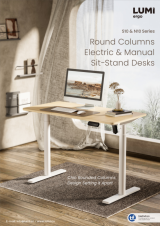 S10 & N10 Series Round Columns Electric & Manual Sit-Stand Desks