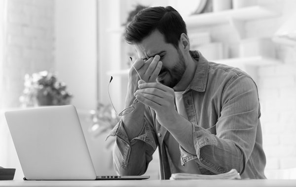 neck pain and eye strain