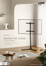 FS17-44F-01-Modernist Linear TV Floor Stand