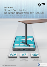 M06E-AI Series Smart Dual-Motor Sit-Stand Desks With APP Control