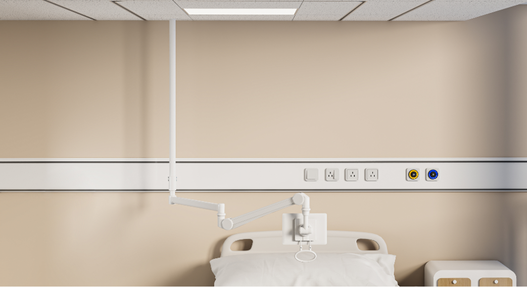 Ceiling Mount for Healthcare Equipement