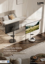 FS38-46TW-Heavy-Duty Mobile TV Floor Stand