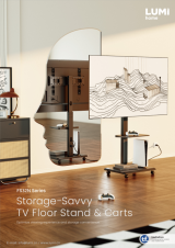 FS32N Series Storage-Savvy TV Floor Stand & Carts
