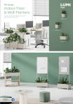 PST Series Indoor Floor & Wall Planters