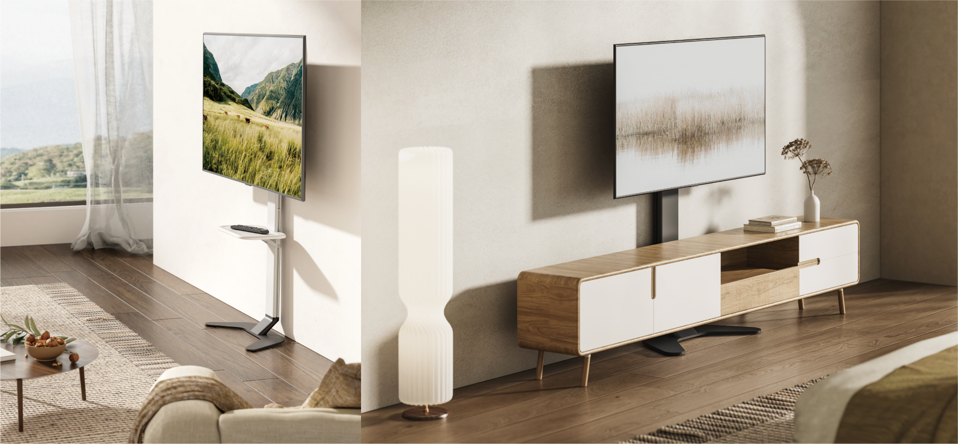 Super Slim TV Floor Stands