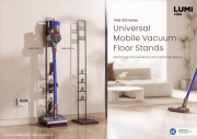 HAB-500 Series-Universal Mobile Vacuum Floor Stands