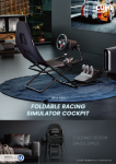 LRS13-BS01 Foldable Racing Simulator Cockpit