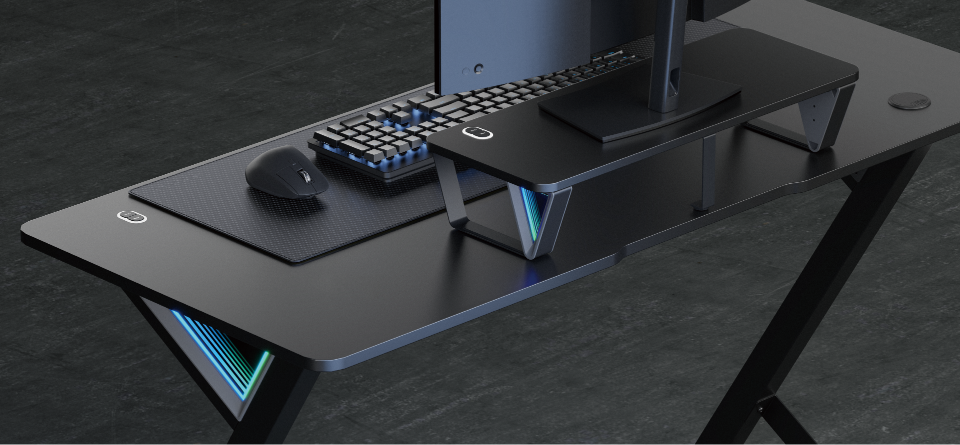 InfinityEdge Gaming Monitor Risers