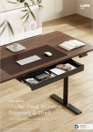 DA16 Series-Under Desk Storage Drawers & Shelf