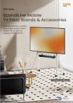 FS59 Series-ScandiLine Mobile TV Floor Stands & Accessories