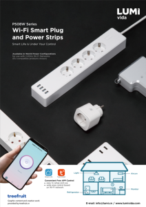 PS08W Series-Wi-Fi Smart Plug and Power Strips