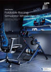 LRS15 Series-Foldable Racing Simulator Wheel Stands