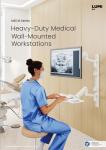 MED10 Series-Heavy-Duty Medical Wall-Mounted Workstations