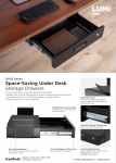 DA02 Series-Space-Saving Under Desk Storage Drawers