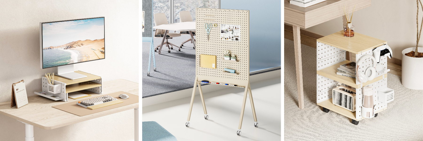 monitor riser mobile whiteboard cabinet