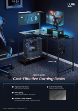 GMD15 Series-Cost-Effective Gaming Desks