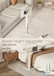 FMT02-03 04 Series Mobile Height-Adjustable Side Tables
