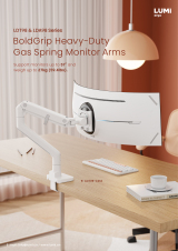 LDT98 & LDA98 Series-BoldGrip Heavy-Duty Gas Spring Monitor Arms