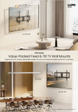 LP81 Series-Value-Packed Fixed & Tilt TV Wall Mounts