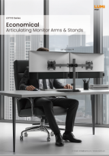LDT110 Series Economical Articulating Monitor Arms & Stands