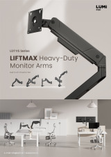 LDT115 Series LIFTMAX Heavy-Duty Monitor Arms