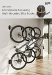 LBM15 Series Economical Swiveling Wall-Mounted Bike Racks