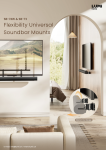 SB-74W & SB-73-Flexibility Universal Soundbar Mounts