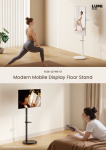 FS38-22TWE-01-Modern Mobile Display Floor Stand