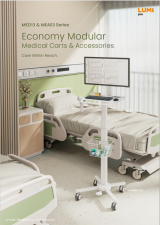 MED13 & MEA03 Series Economy Modular Medical Carts & Accessories