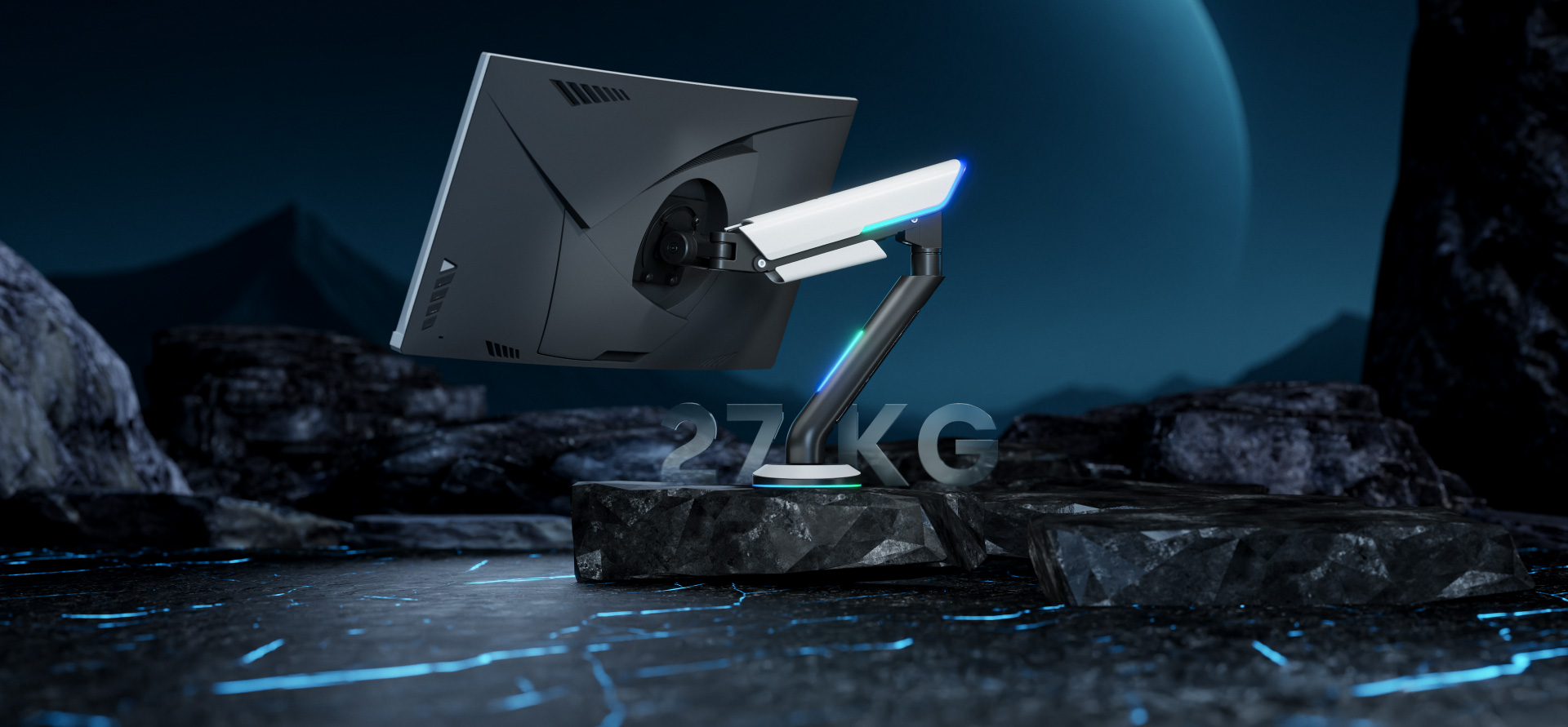 Titan Heavy-Duty Gaming Monitor Arm