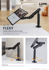 LDT76-C012 Flexy Spring-Assisted Monitor Arm