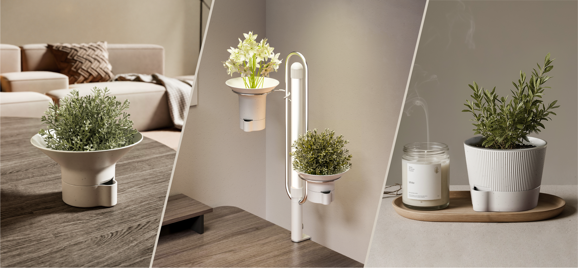Indoor Self-Watering Planters