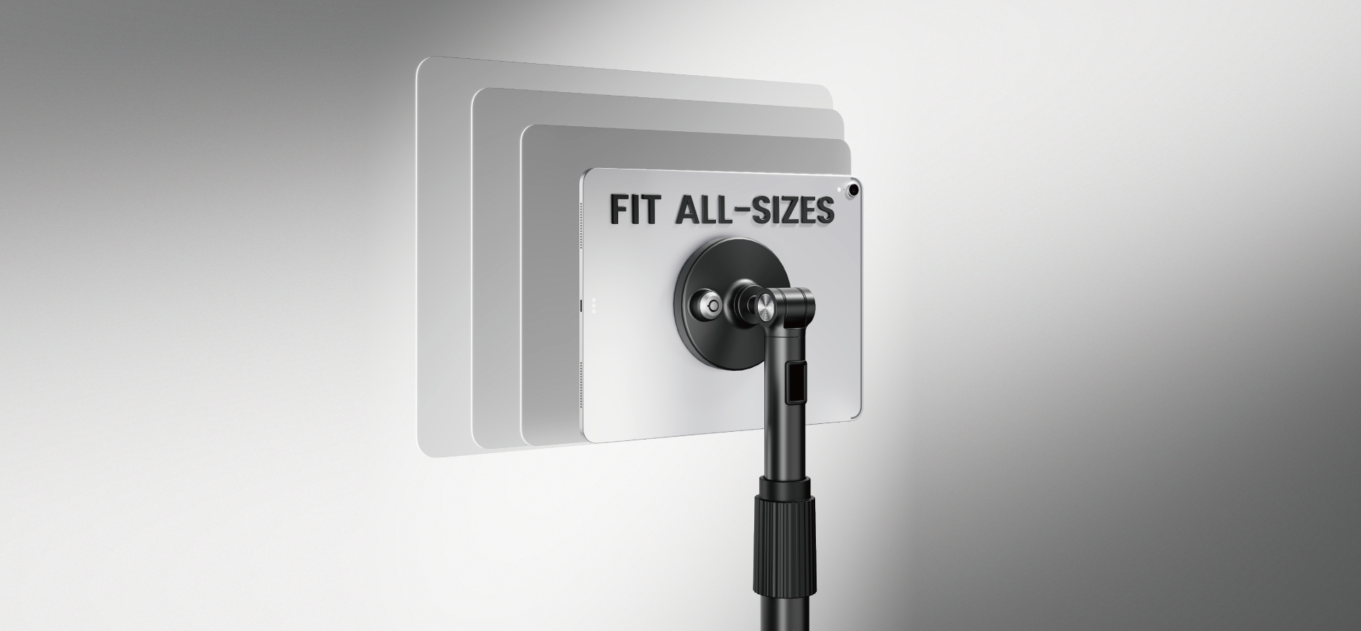 Universal Bezel-Less Anti-Theft Tablet Mounts & Poster Clip