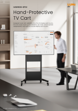 HAW400E-KP02 Hand-Protective TV Cart