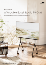 FS66-46F-01 Affordable Easel Studio TV Cart