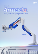 LDT101 Series-Armada Heavy-Duty Gas Spring Monitor Arms