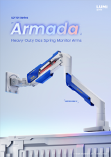 LDT101 Series-Armada Heavy-Duty Gas Spring Monitor Arms