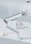 LDT118 Series ELITE Mechanical Spring Monitor Arms