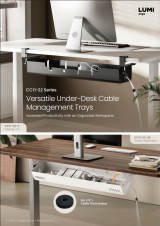 CC11-22 Series  Versatile Under-Desk Cable Management Trays
