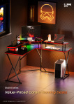 GMD18 Series-Value-Priced Corner Gaming Desks