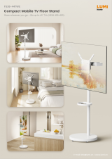 FS38-44TWE Compact Mobile TV Floor Stand