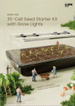 HGS13-1CB 35-Cell Seed Starter Kit with Grow Lights