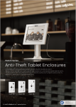 PAD26 Series-Anti-Theft Tablet Enclosures
