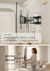 LPA91 Series Ultra-Reach Heavy-Duty Full-Motion TV Wall Mounts