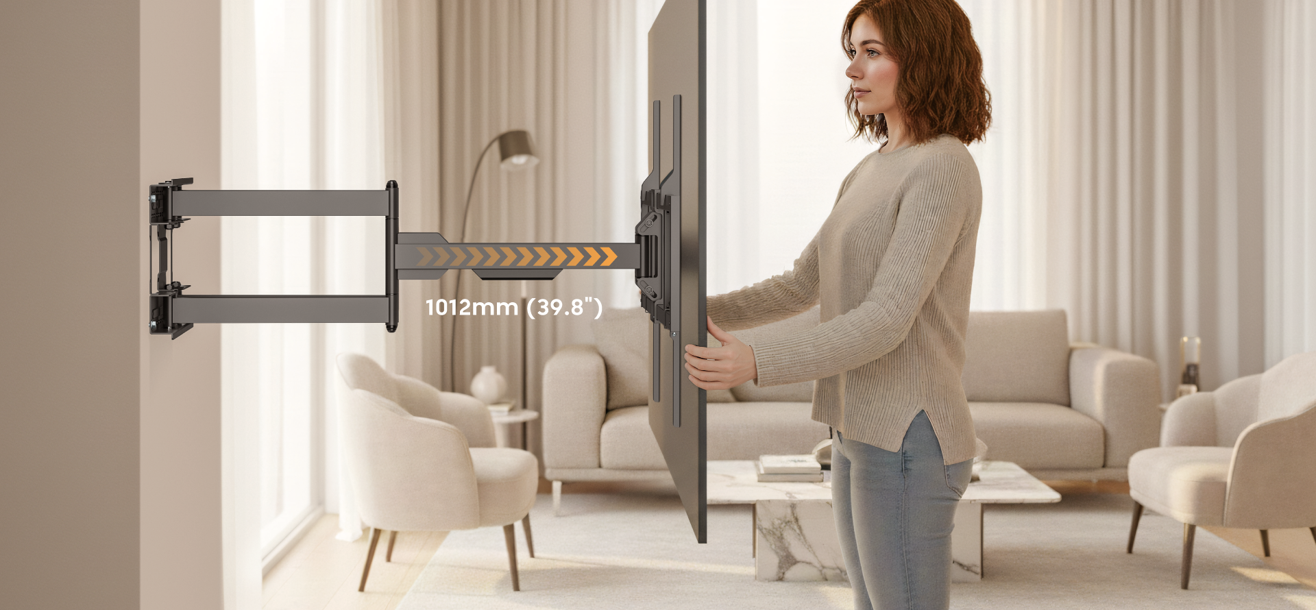 Ultra-Reach Heavy-Duty Full-Motion TV Wall Mounts